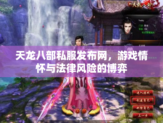 天龙八部私服发布网，游戏情怀与法律风险的博弈