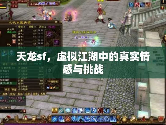 天龙sf，虚拟江湖中的真实情感与挑战