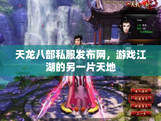 天龙八部私服发布网，游戏江湖的另一片天地