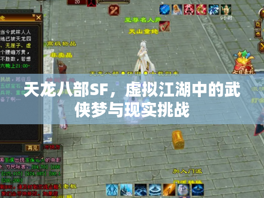 天龙八部SF，虚拟江湖中的武侠梦与现实挑战