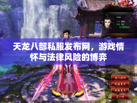 天龙八部私服发布网，游戏情怀与法律风险的博弈