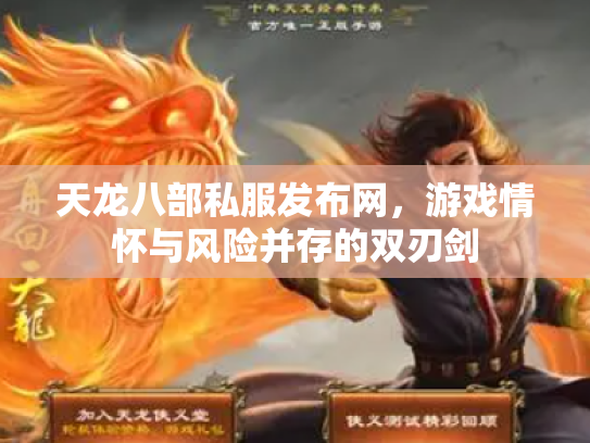 天龙八部私服发布网，游戏情怀与风险并存的双刃剑