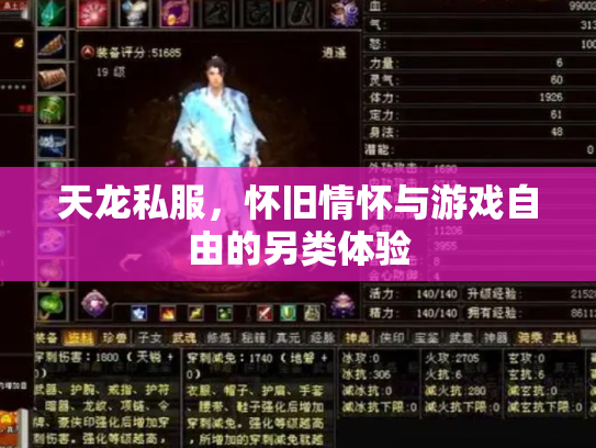 天龙私服，怀旧情怀与游戏自由的另类体验