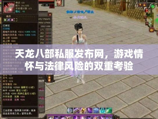 天龙八部私服发布网，游戏情怀与法律风险的双重考验