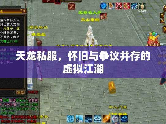 天龙私服，怀旧与争议并存的虚拟江湖