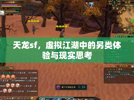 天龙sf，虚拟江湖中的另类体验与现实思考