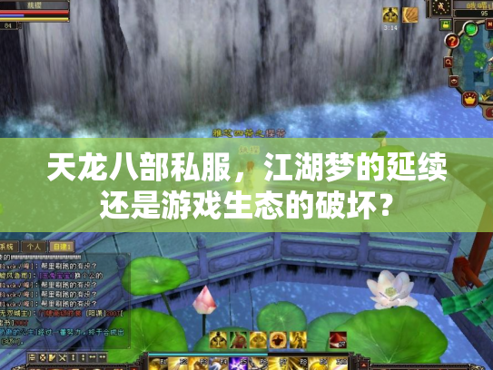 天龙八部私服，江湖梦的延续还是游戏生态的破坏？