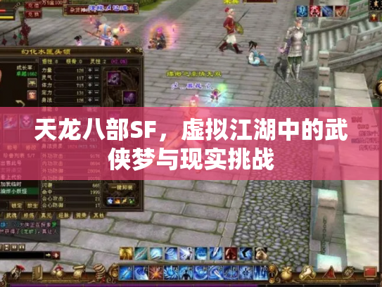 天龙八部SF，虚拟江湖中的武侠梦与现实挑战