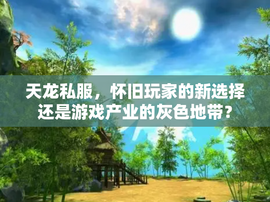 天龙私服，怀旧玩家的新选择还是游戏产业的灰色地带？