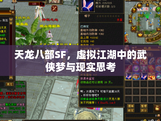 天龙八部SF，虚拟江湖中的武侠梦与现实思考