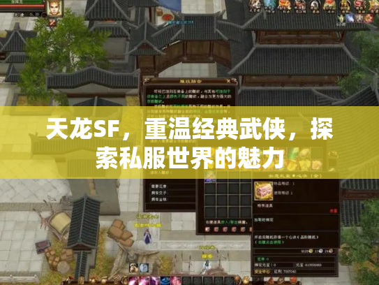 天龙SF，重温经典武侠，探索私服世界的魅力