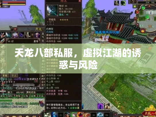 天龙八部私服，虚拟江湖的诱惑与风险