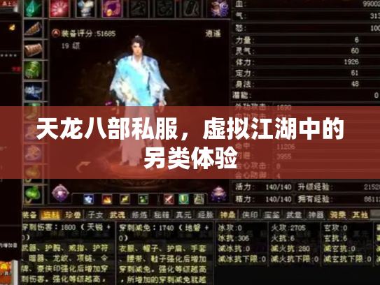 天龙八部私服，虚拟江湖中的另类体验