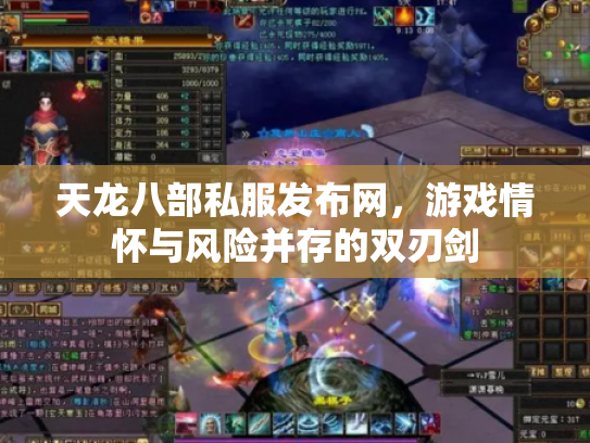 天龙八部私服发布网，游戏情怀与风险并存的双刃剑