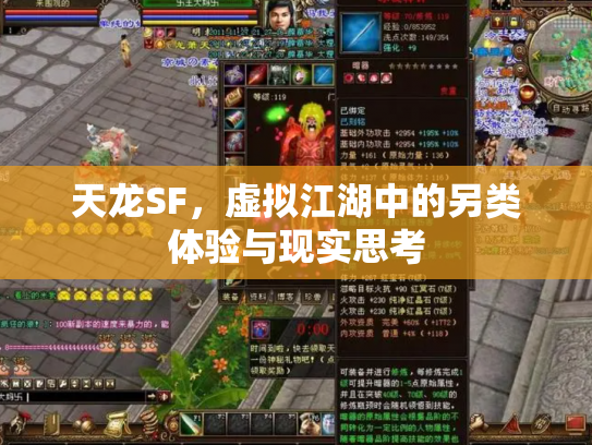 天龙SF，虚拟江湖中的另类体验与现实思考