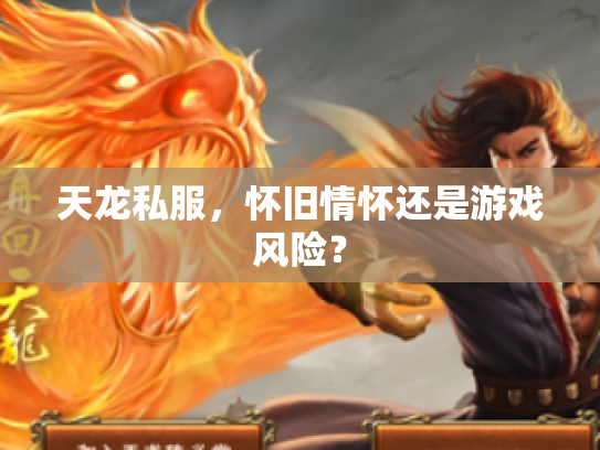 天龙私服，怀旧情怀还是游戏风险？