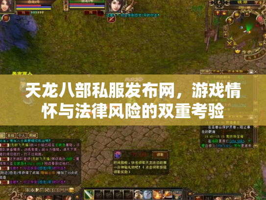 天龙八部私服发布网，游戏情怀与法律风险的双重考验