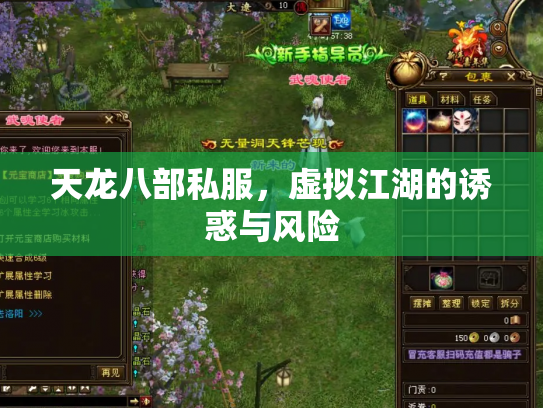 天龙八部私服，虚拟江湖的诱惑与风险