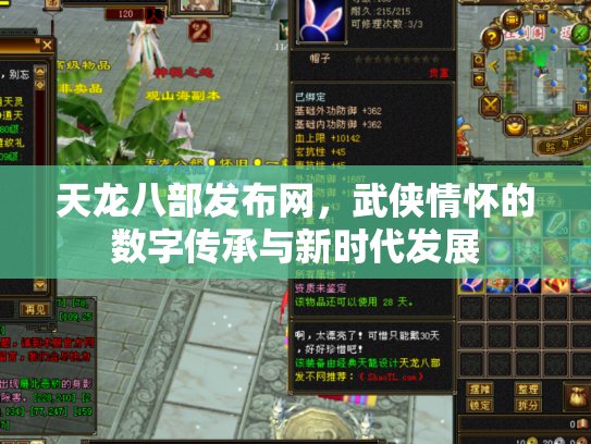 天龙八部发布网，武侠情怀的数字传承与新时代发展