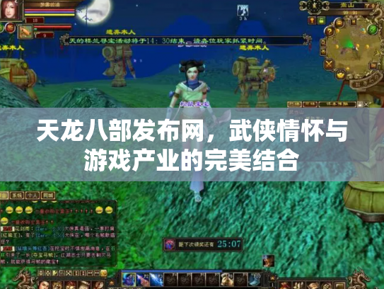 天龙八部发布网，武侠情怀与游戏产业的完美结合