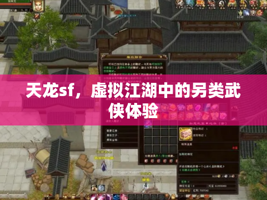天龙sf，虚拟江湖中的另类武侠体验