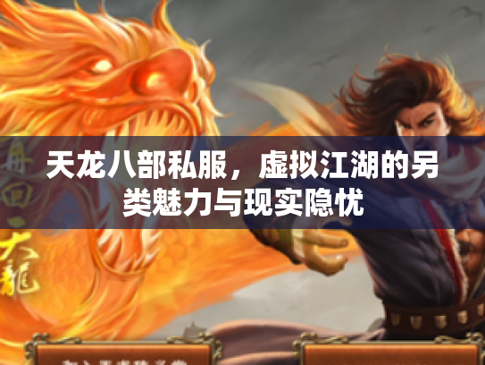 天龙八部私服，虚拟江湖的另类魅力与现实隐忧