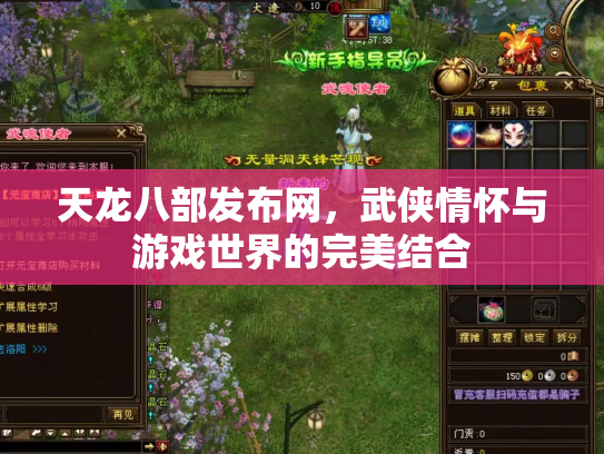 天龙八部发布网，武侠情怀与游戏世界的完美结合