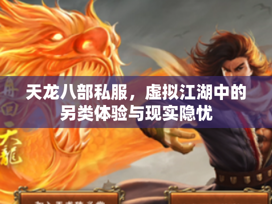 天龙八部私服，虚拟江湖中的另类体验与现实隐忧