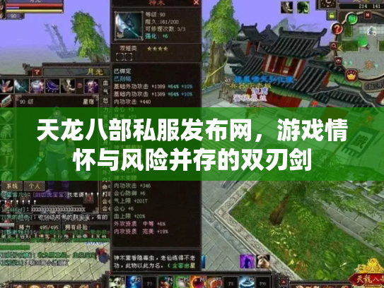 天龙八部私服发布网，游戏情怀与风险并存的双刃剑