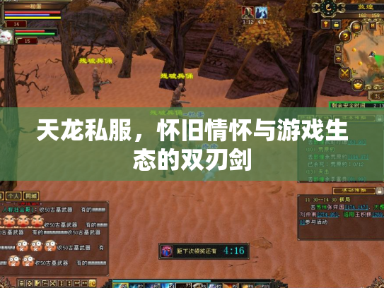 天龙私服，怀旧情怀与游戏生态的双刃剑