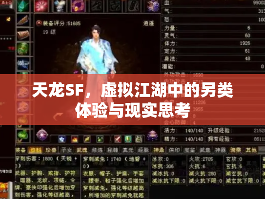 天龙SF，虚拟江湖中的另类体验与现实思考
