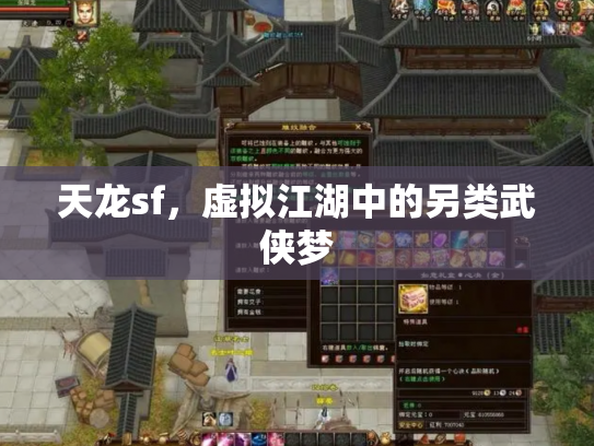 天龙sf，虚拟江湖中的另类武侠梦