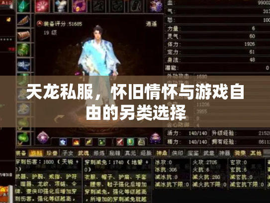 天龙私服，怀旧情怀与游戏自由的另类选择