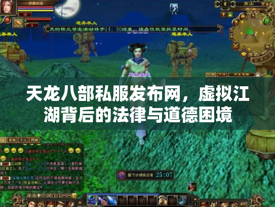 天龙八部私服发布网，虚拟江湖背后的法律与道德困境