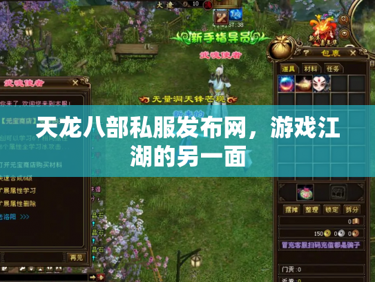 天龙八部私服发布网，游戏江湖的另一面