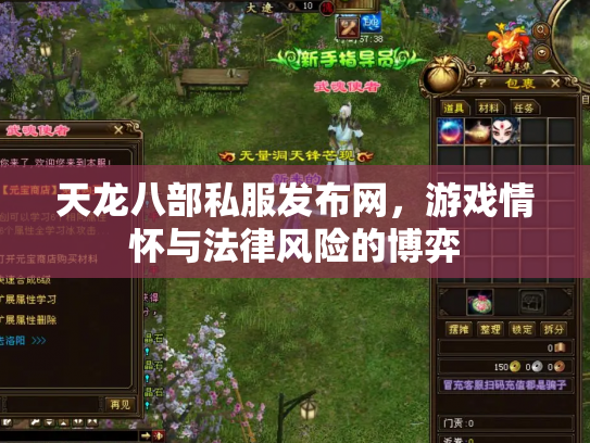 天龙八部私服发布网，游戏情怀与法律风险的博弈