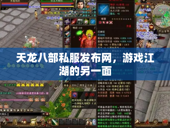 天龙八部私服发布网，游戏江湖的另一面