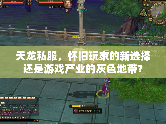 天龙私服，怀旧玩家的新选择还是游戏产业的灰色地带？