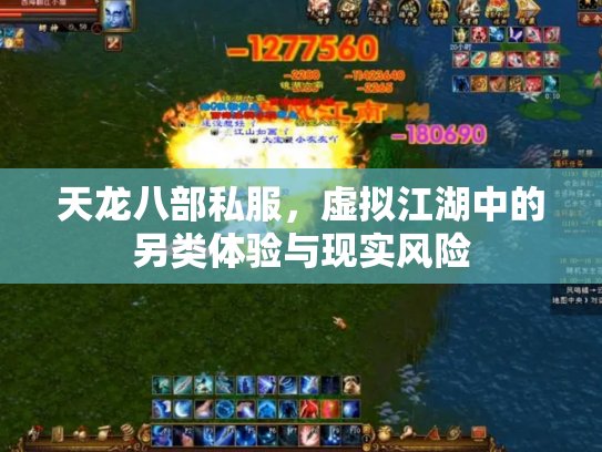 天龙八部私服，虚拟江湖中的另类体验与现实风险