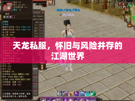 天龙私服，怀旧与风险并存的江湖世界