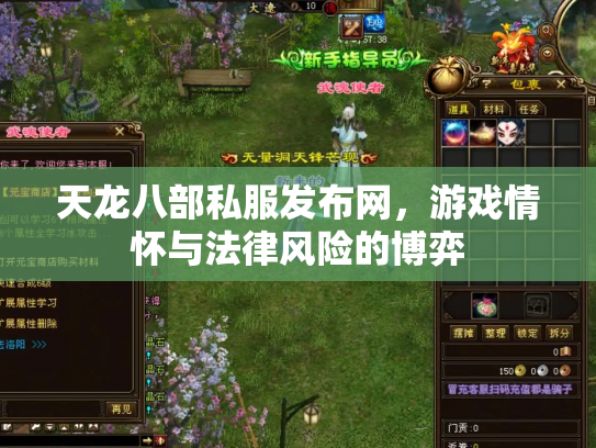 天龙八部私服发布网，游戏情怀与法律风险的博弈