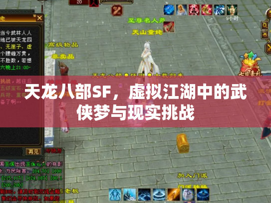 天龙八部SF，虚拟江湖中的武侠梦与现实挑战