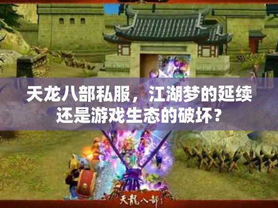 天龙八部私服，江湖梦的延续还是游戏生态的破坏？