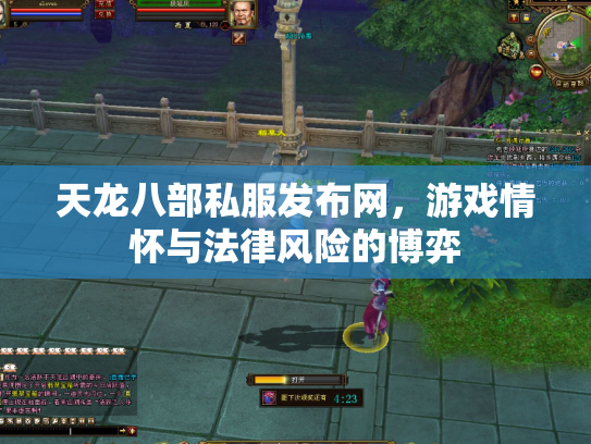 天龙八部私服发布网，游戏情怀与法律风险的博弈