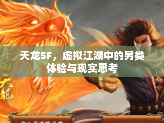 天龙SF，虚拟江湖中的另类体验与现实思考