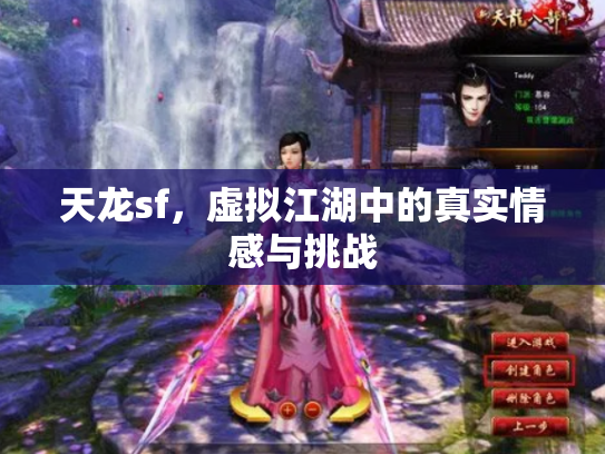 天龙sf，虚拟江湖中的真实情感与挑战
