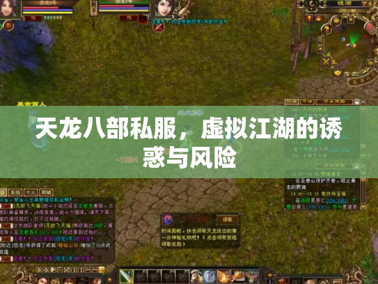 天龙八部私服，虚拟江湖的诱惑与风险