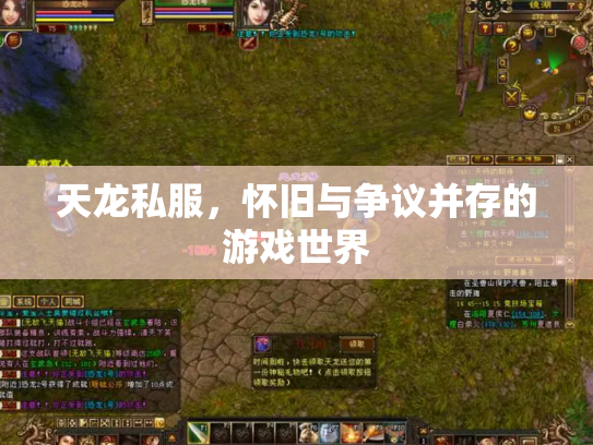 天龙私服，怀旧与争议并存的游戏世界