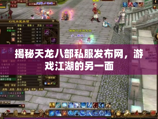 揭秘天龙八部私服发布网，游戏江湖的另一面