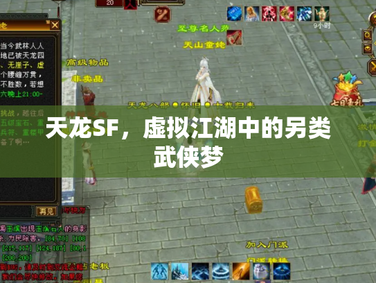 天龙SF，虚拟江湖中的另类武侠梦